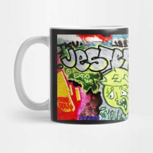 Graffiti Wall Jester West Philly Mug